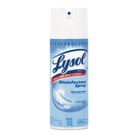 Lysol LYSOL Disinfectant Spray, Crisp Linen Scent, 12.5 Oz. Aerosol Spray, 12/Carton 74186
